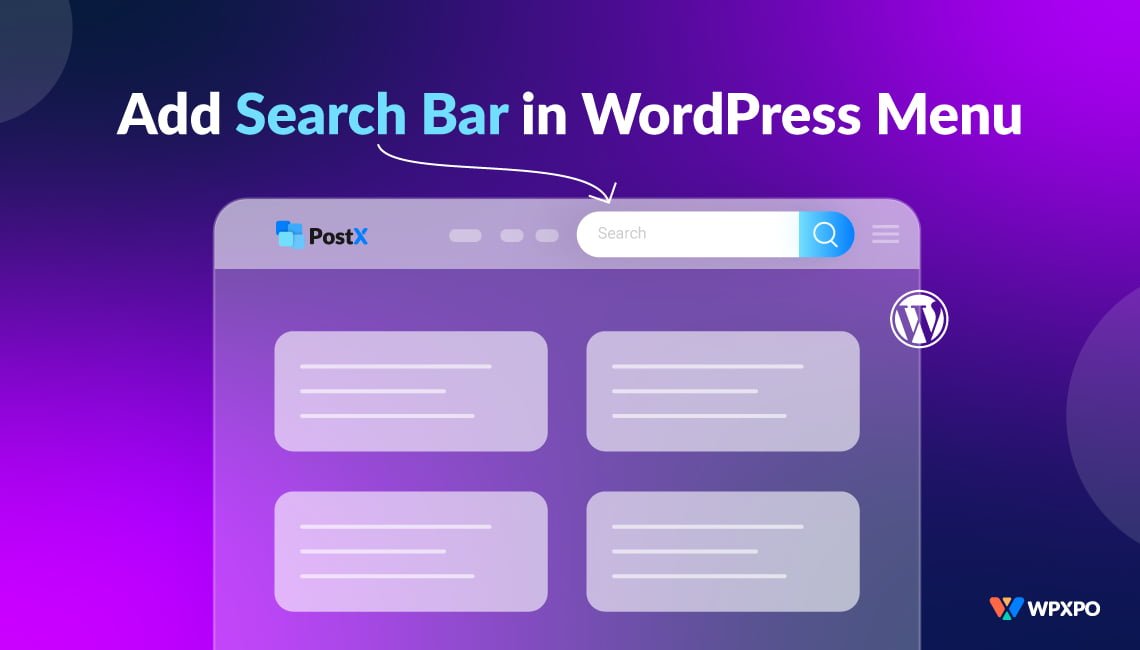 How to Add A Search Bar in WordPress Menu