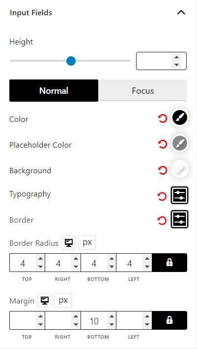 Checkout Login Block Input Fields