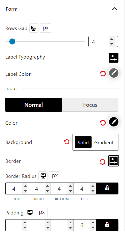 My Account Block Form