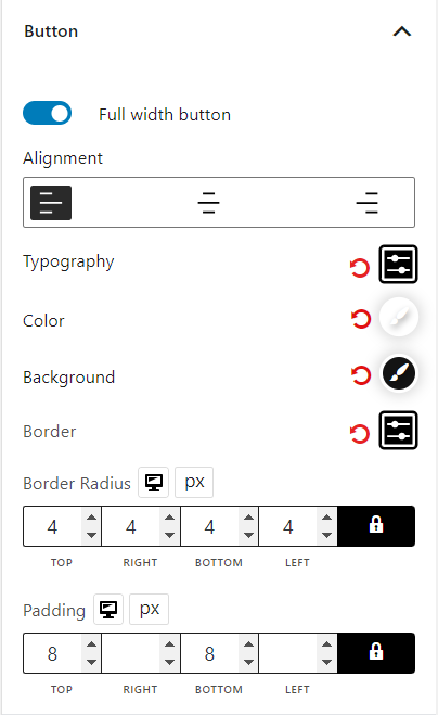 Payment Method Block Button