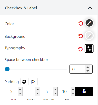 Payment Method Block Checkbox and Label