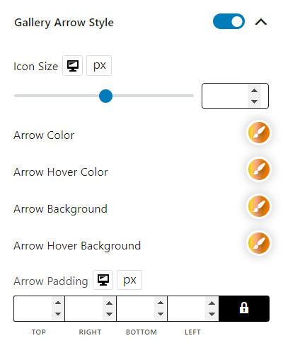 Product Image Block Gallery Arrow Style
