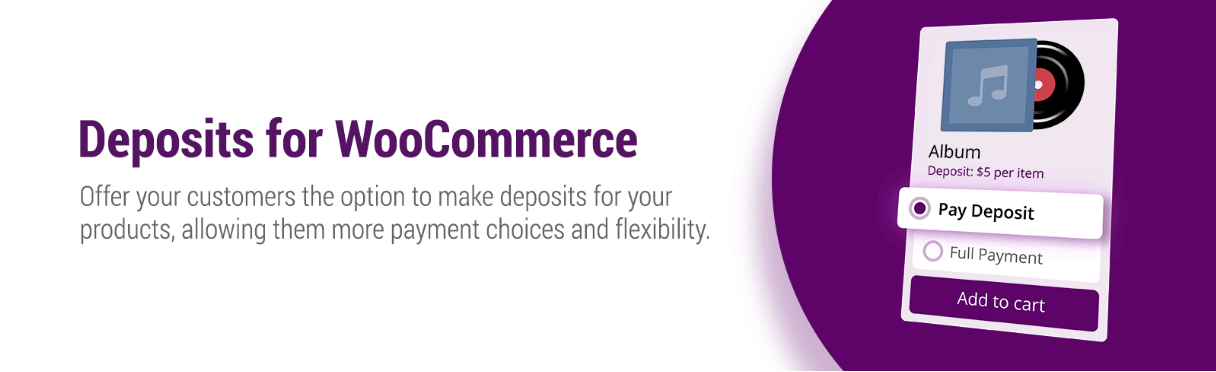 Deposits for WooCommerce