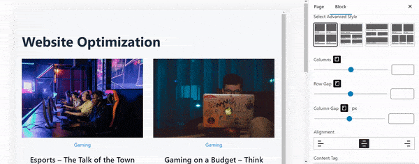 Site Optimization for Devices using PostX