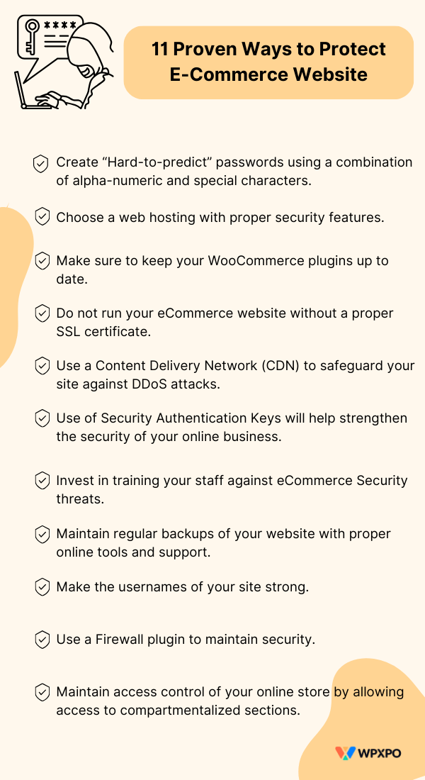 security for eCommerce: 11 Proven tactics