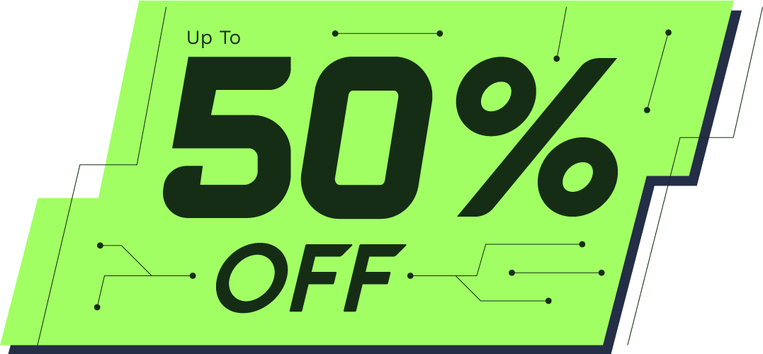 50% off