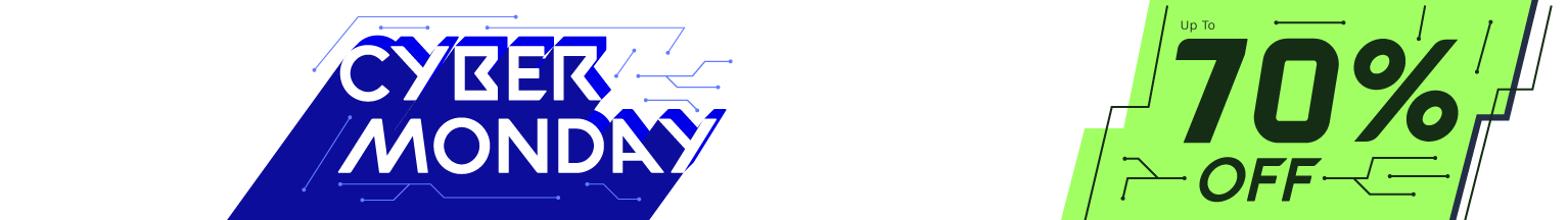 Cyber Monday 7o% off