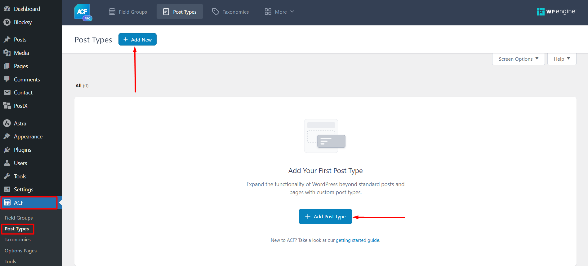 Creating a custom post type