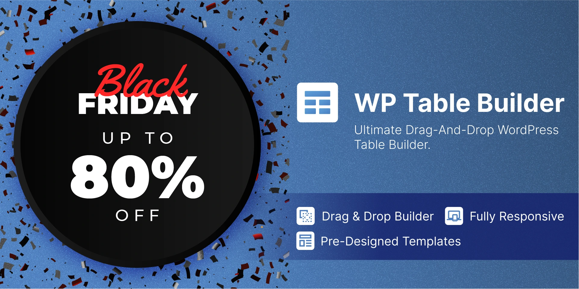 wp table builder bfcm