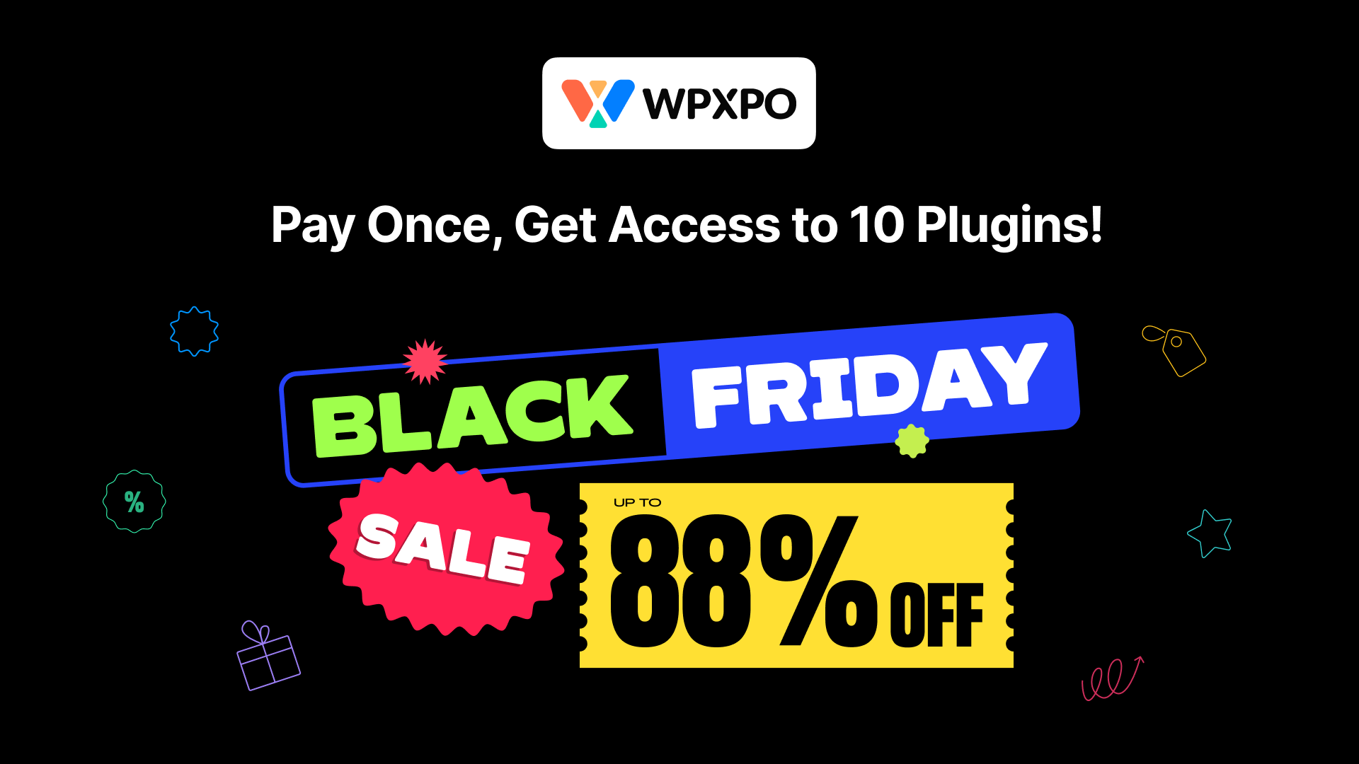 WPXPO WordPress Black Friday Deal 2025 with 88% Discount