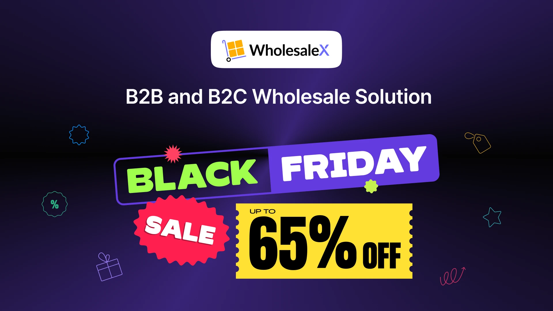 WholesaleX Black Friday Deal 2025 with 65% Discount