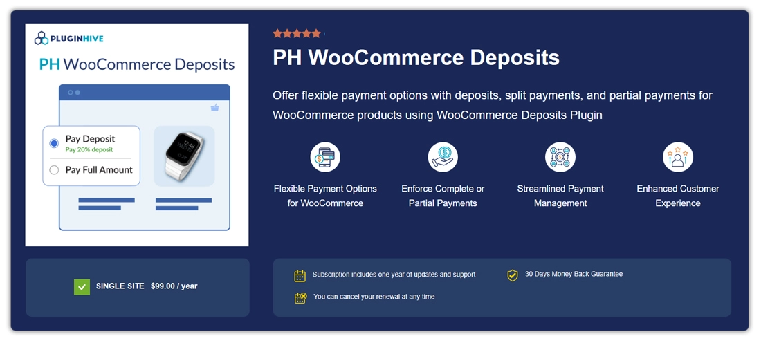 PH Deposits for WooCommerce