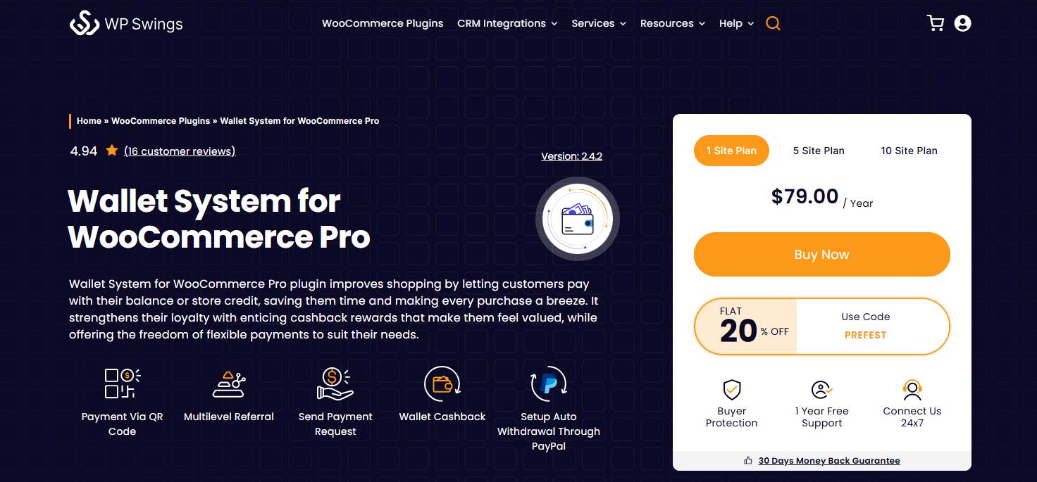 Wallet System For WooCommerce By WP Swings