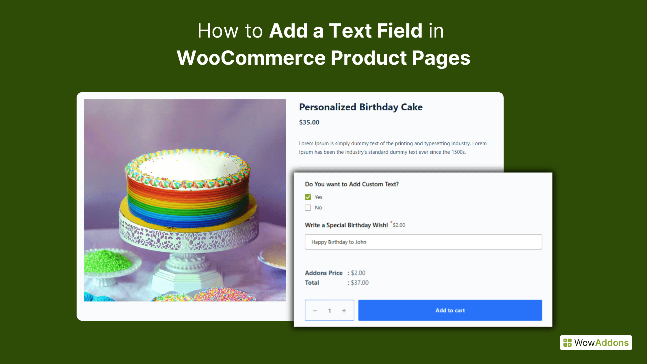 How to Add a Text Field in WooCommerce Product