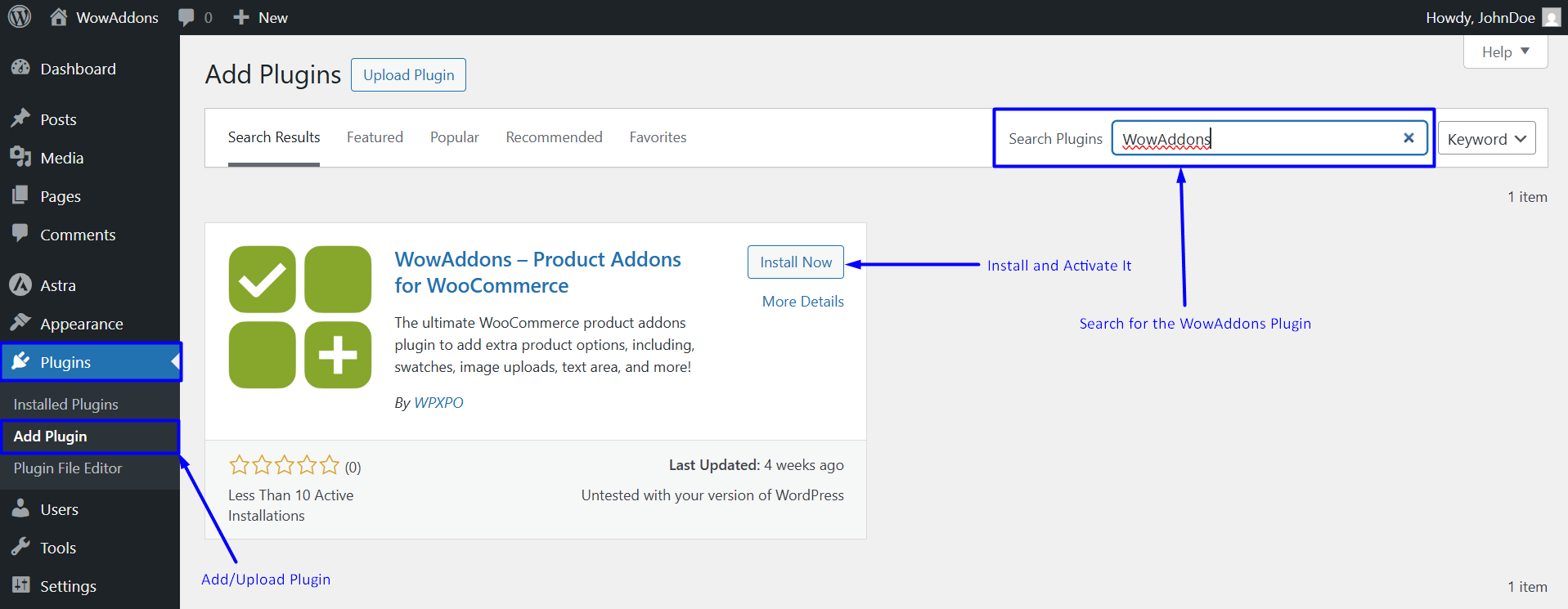 WowAddons Automatic Installation