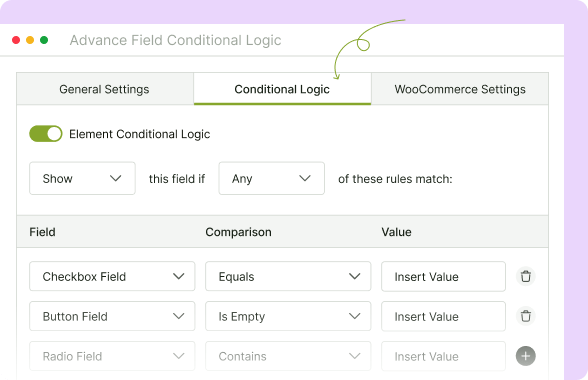 conditional logic