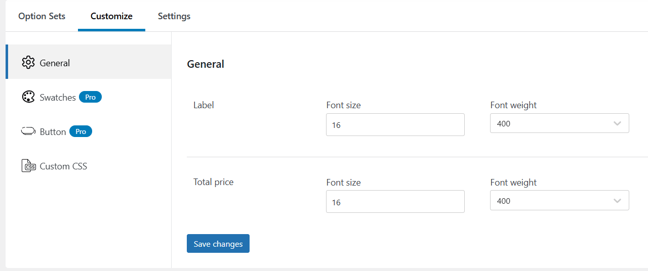 YayExtra Customization
