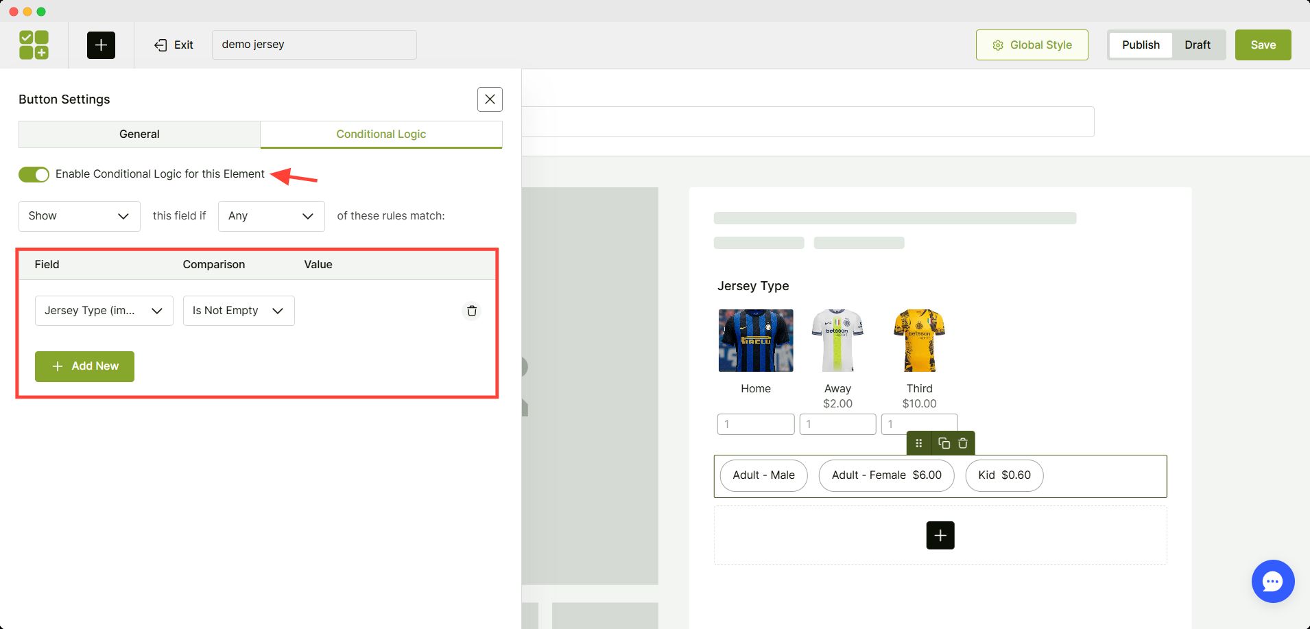 WowAddons conditional logic