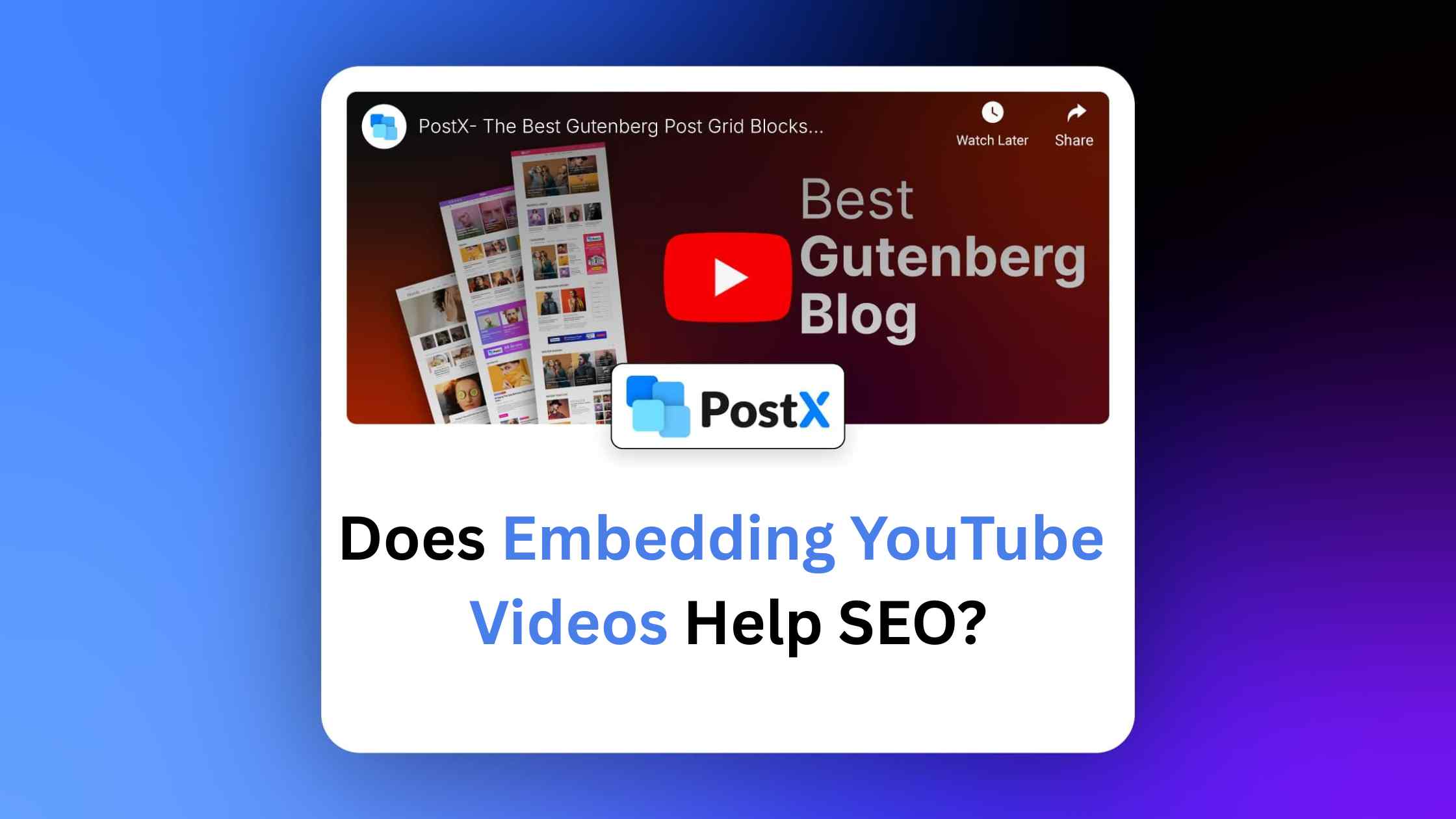 Does Embedding YouTube Videos Help SEO