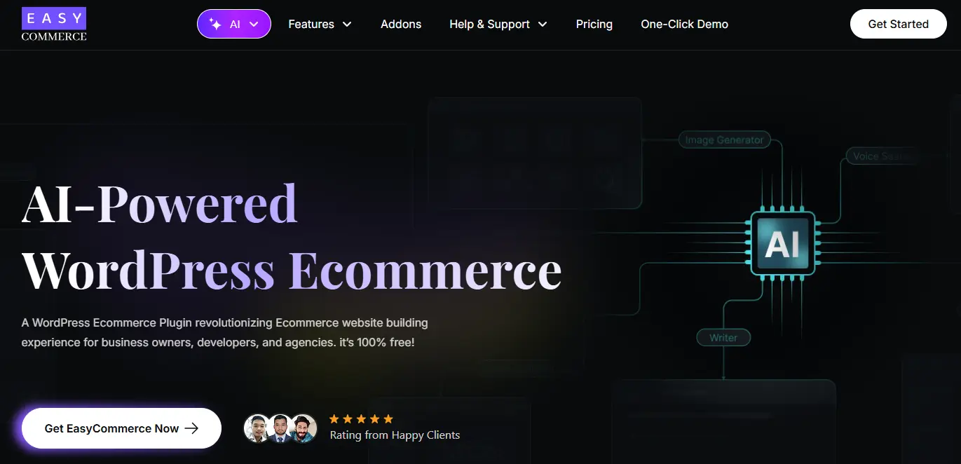 feature image of easycommerce plugin