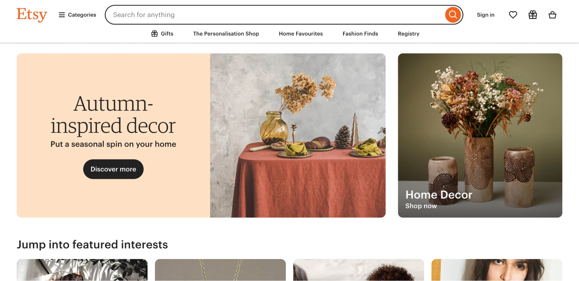 Etsy as a digital platform