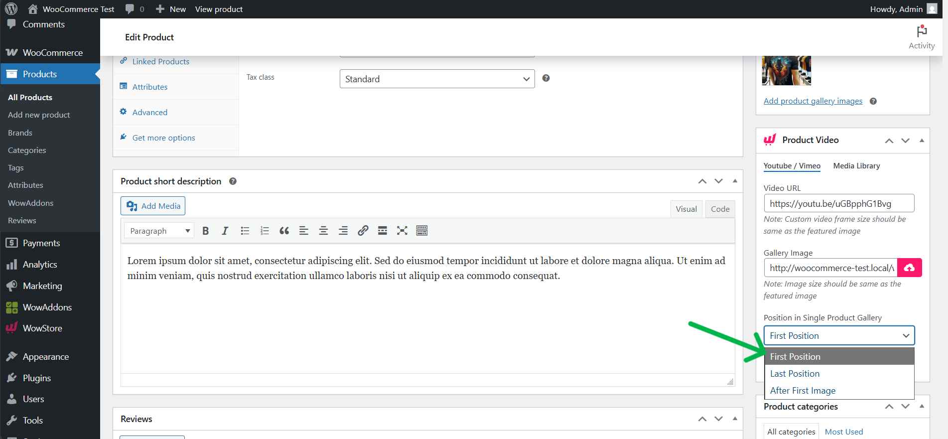 How to Add a Featured Video in Product Gallery for WooCommerce