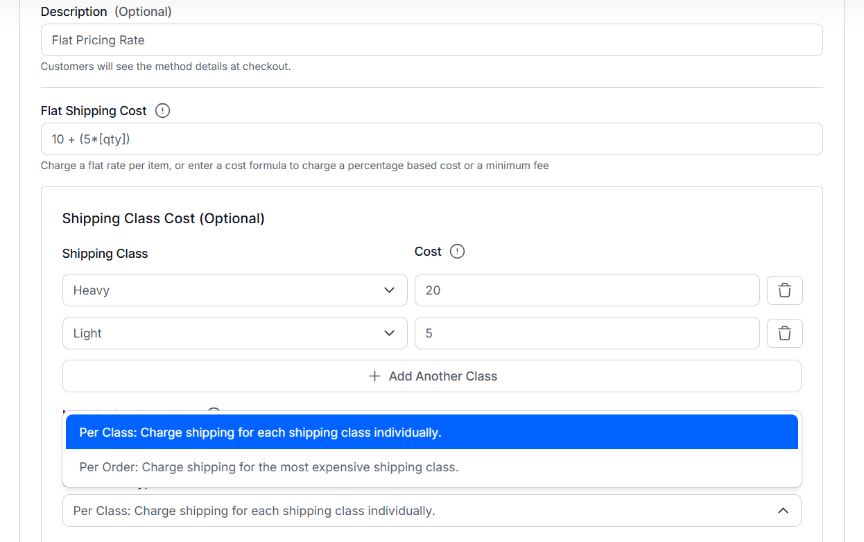 Shipping Method - Flat Rate