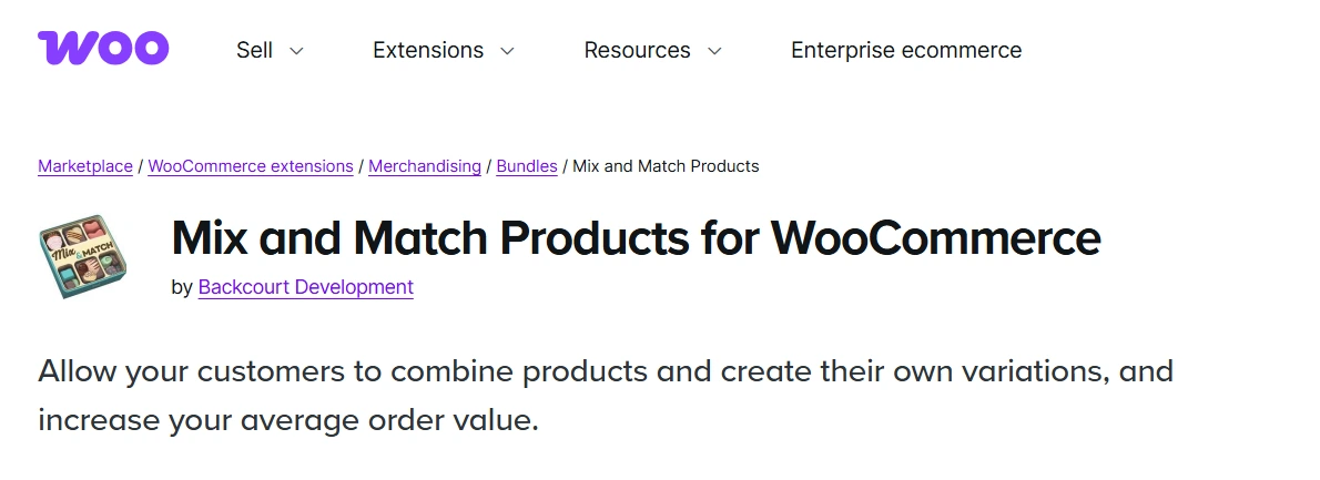 mix and match products for woocommerce