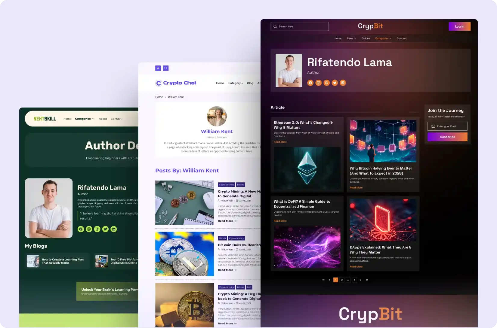 Author Pages