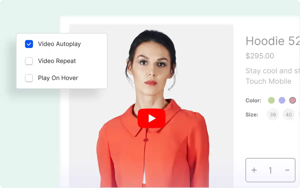 Auto Play, Loop, and Hover