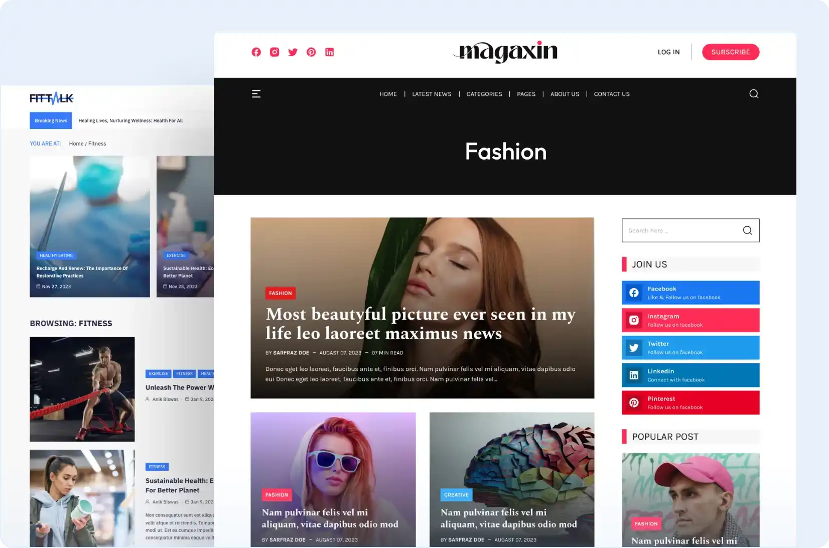 Category Pages