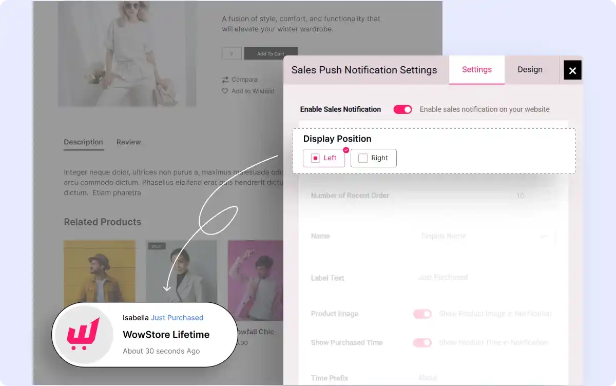 Control Notification Placement