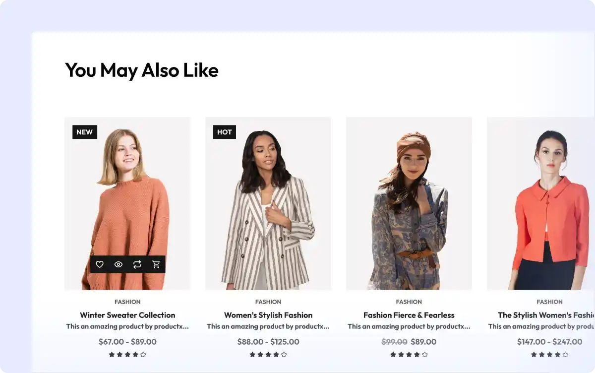 Displat Cross Sell Products