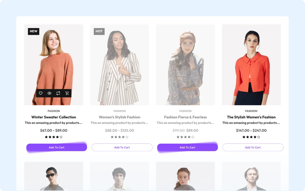 Display on Product Listing Pages.
