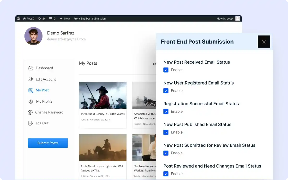 Email Notifications