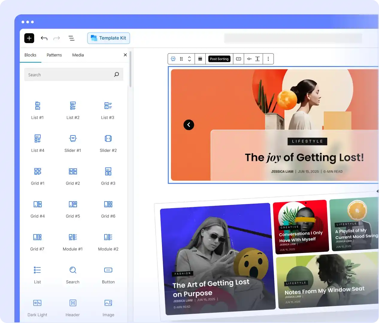Gutenberg Site Builder for WordPress
