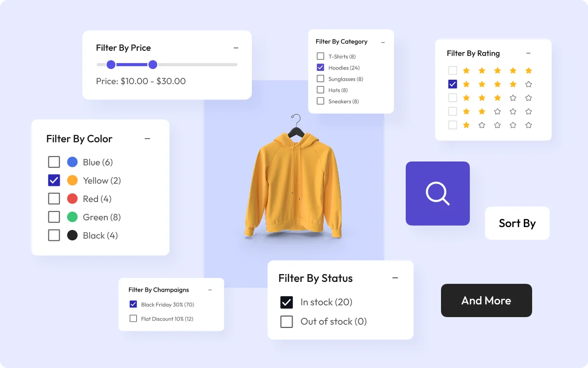 Multi-criteria Product Filtering