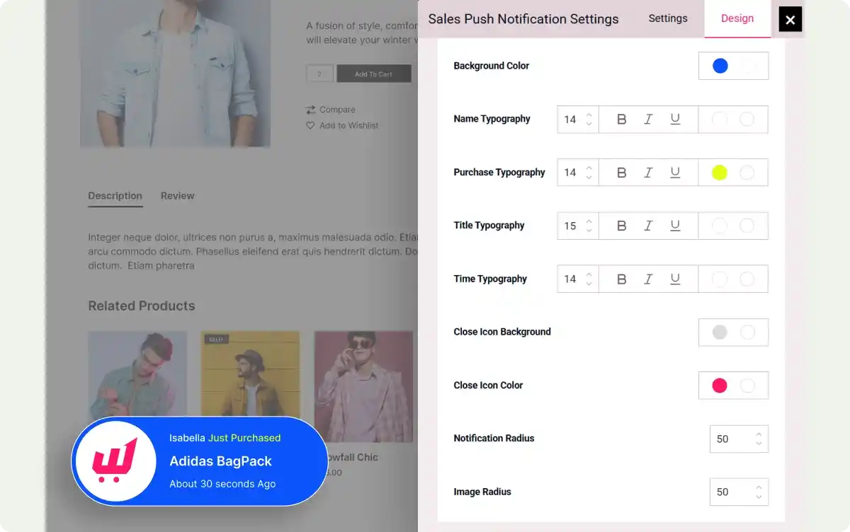 Personalize Your Sales Notifications
