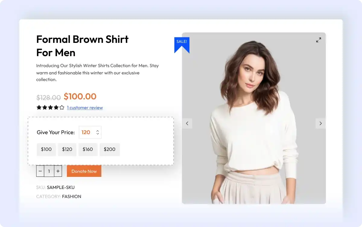 Predefined Price Options