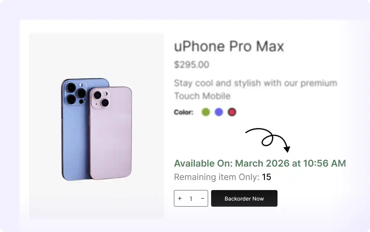 Product Availability Date