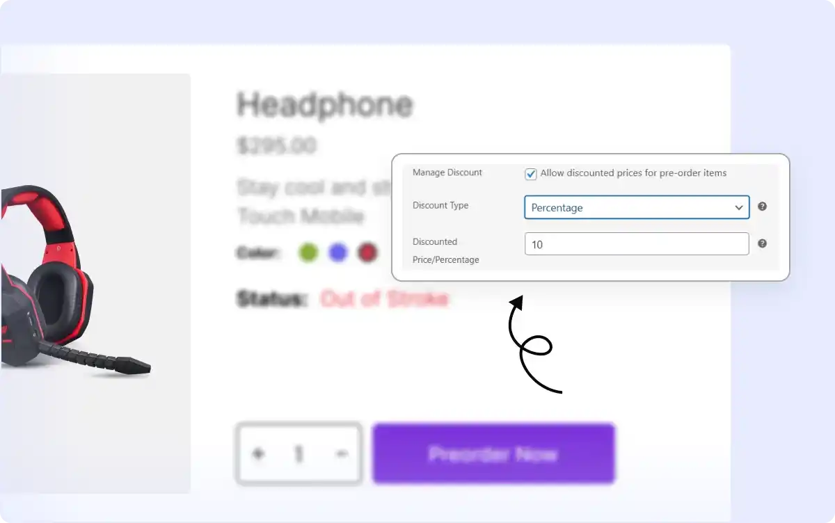 Provide Discounts for Pre-Orders