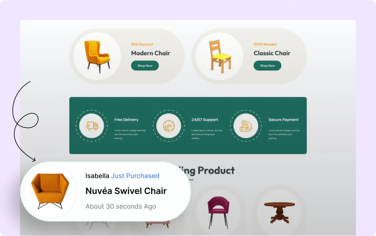 Real-Time Sales Notifications