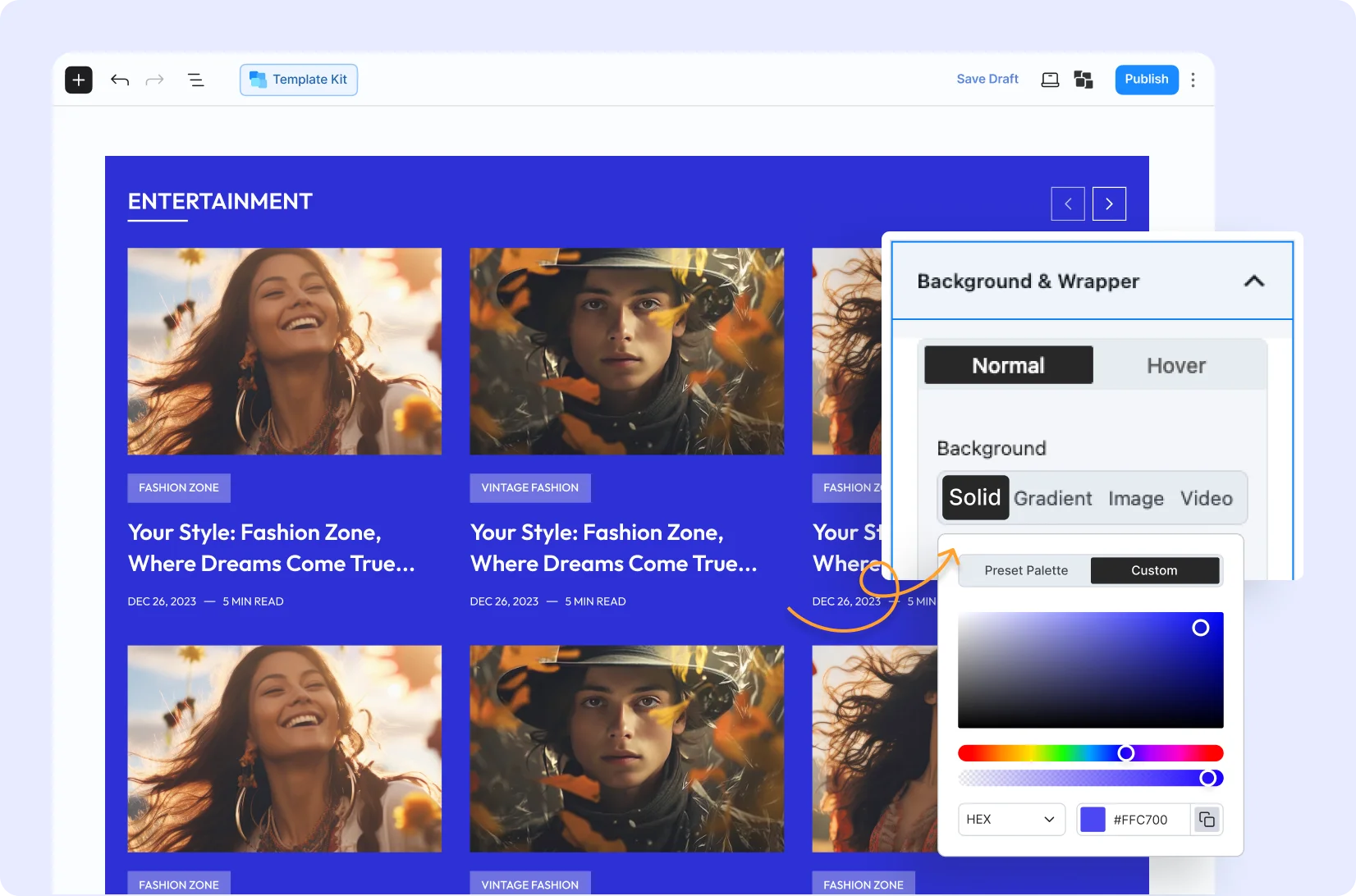 Engaging Backgrounds