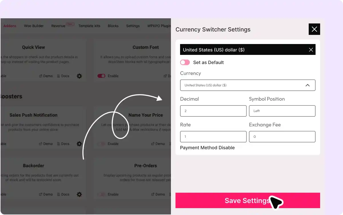 Select and Configure Currencies