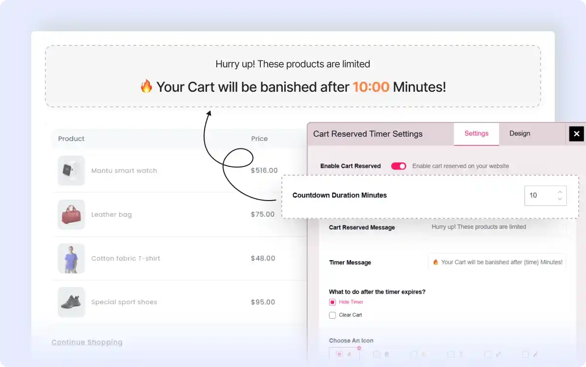 Set Countdown Timer Duration
