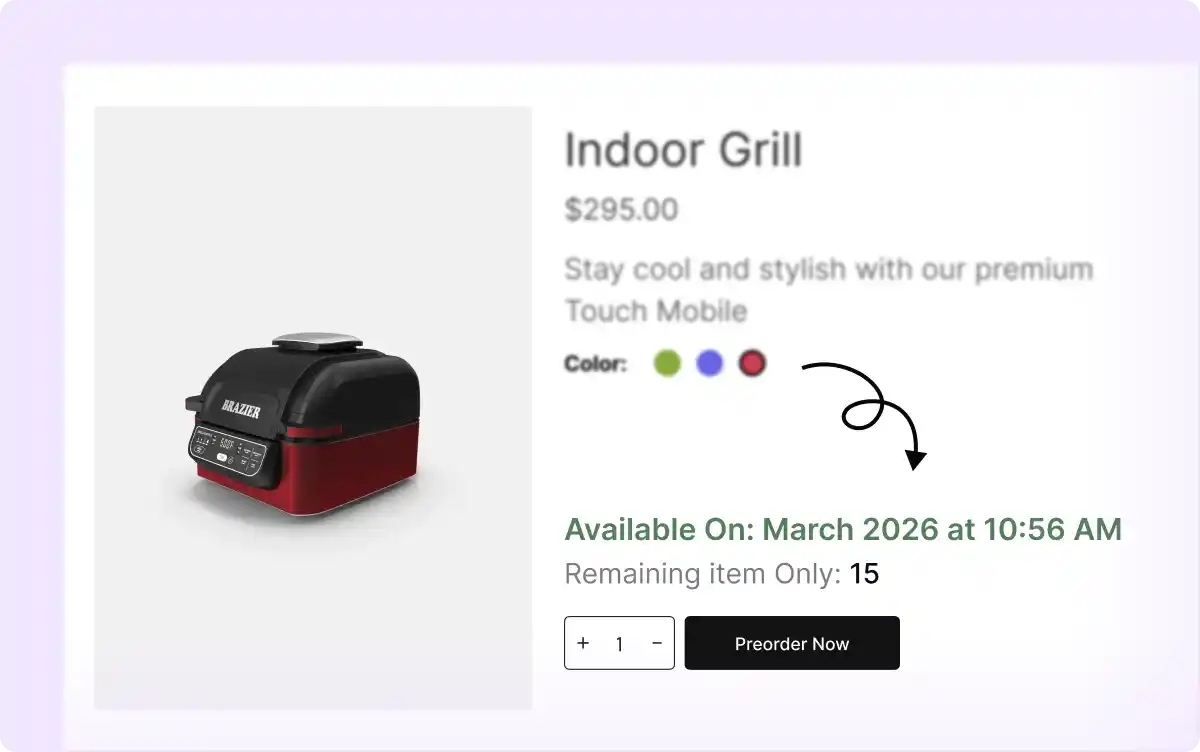 Set Product Availability Dates