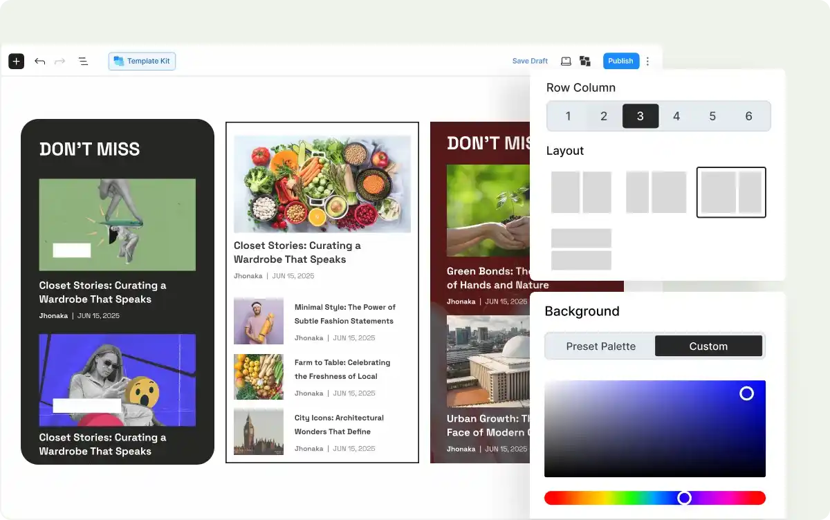 Style Each Column Separately
