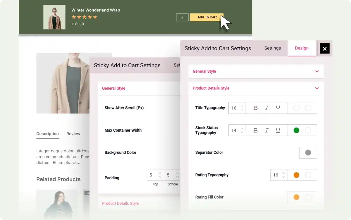 Style Your Sticky Add to Cart Button