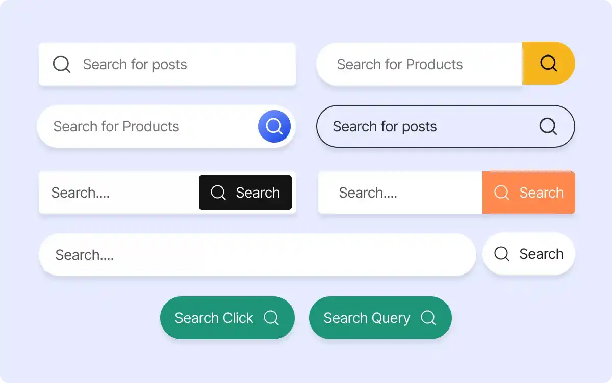 Pre-built Layouts for Ajax Search in WordPress