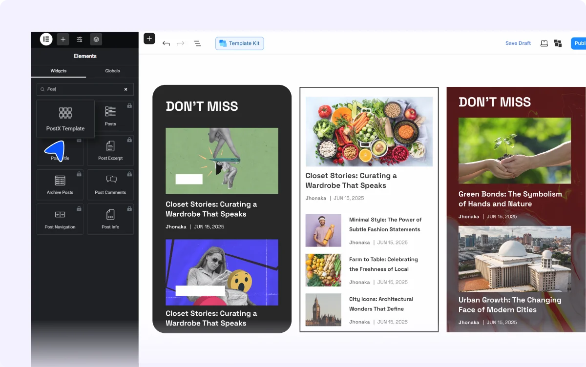 WordPress Saved Templates with Popular Page Builder